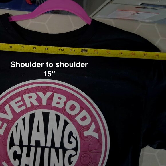 Everybody Wang Chung 2-Sided Black T-Shirt- UNISEX SIZE MEDIUM - Picture 6 of 9